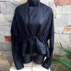 RICK OWENS DRAWSTRING JACKET SIZE 40/L